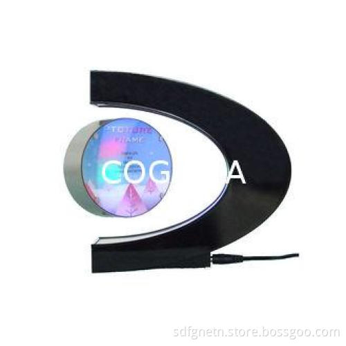 Custom C Shaped Magnetic Floating Photo Frame For Desktop D